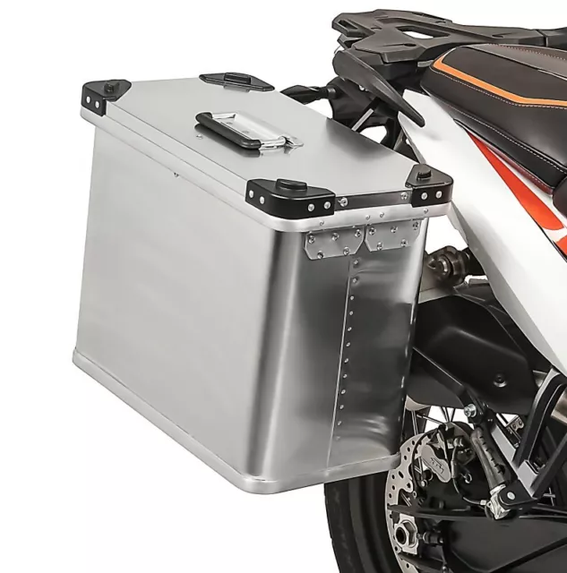 Valise Latérale aluminium pour Honda Africa Twin XRV 650 / 750 Bagtecs 34l