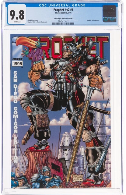 🔥 San Diego COMIC-CON Variant Prophet #1 SDCC CGC 9.8 WHITE PAGES Image 1995 V2