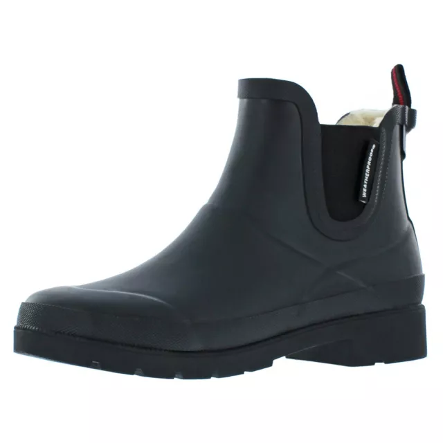 New Weatherproof Ladies Fur Lined Boot in Black, Size 8                      C63