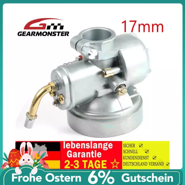 Tuning Vergaser 17mm Für Kreidler Florett Puch Maxi RMC LF LH K54 1/17/54 Sport#