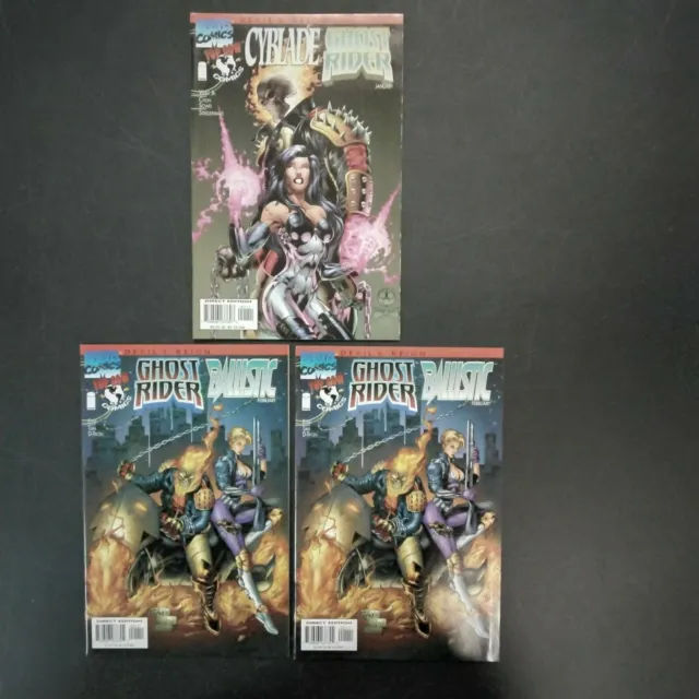 1997 Marvel,Top Cow, Image Comics Devil's Reign Ghost Rider  - Lot Of 3