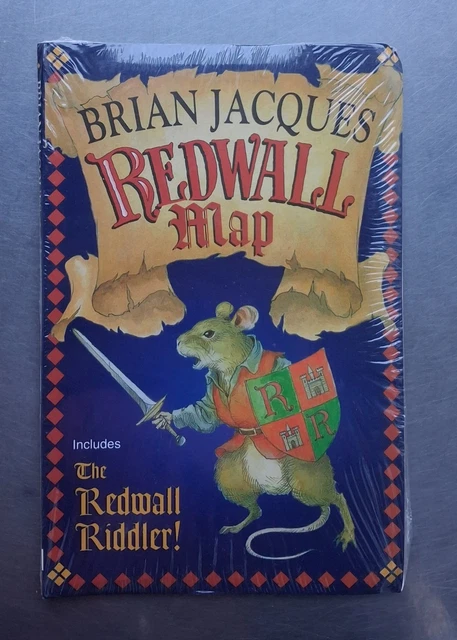 REDWALL MAP INCLUDES The Redwall Riddler by Brian Jacques Brand New ...