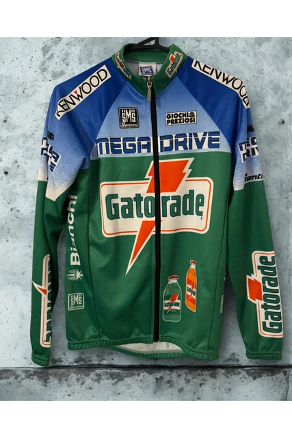 Vintage Gatorade Racing Jacket 80s NASCAR Windbreaker Size XL as Is