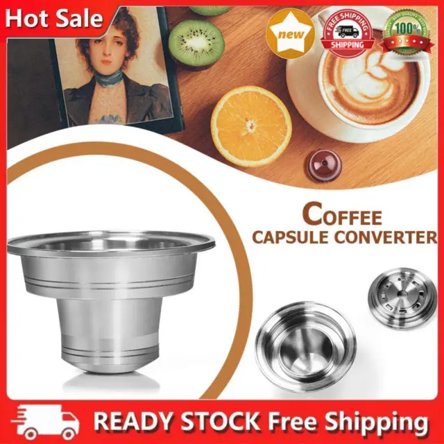 Stainless Steel Coffee Capsules Converter Holder for Vertuo to for Nespresso