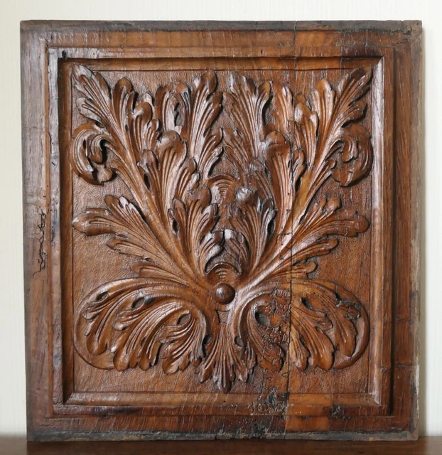 Fragment De Tissu Ancien Français – Bloc Bois Imprimé Du 18ème Siècle – Matelassé Courtepointe