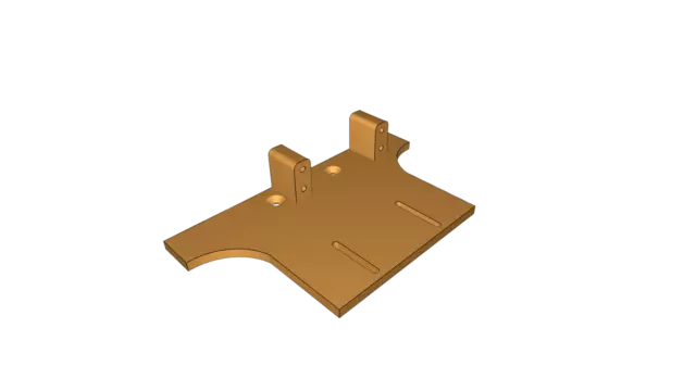 Axial Wraith AR60 Servo Electronics Tray Mount Sporty Design 3D Printed