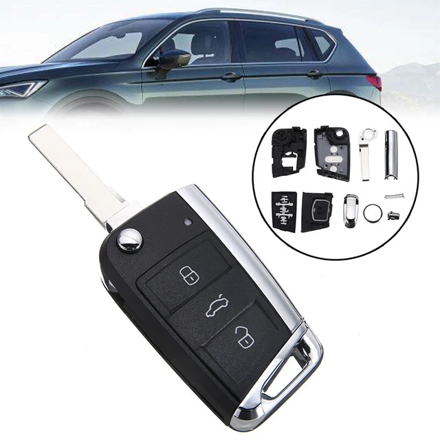 3-Tasten Klappschlüssel Gehäuse für Seat Leon 5F 2012-2019