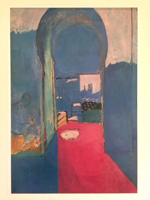 Henri Matisse Rare Vintage 1973 Lithograph Print " Entrance To The Kasbah " 1912