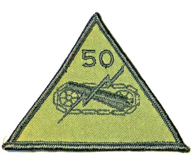50th Armored Divison subdued twill Vietnam era Patch US Army P3481