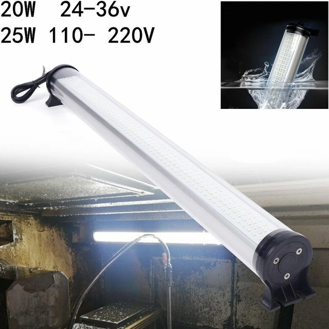 Adjustment LED Milling CNC Machine Tool Light Waterproof Workshop Lamp 20W/25W