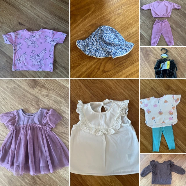 Bundle of Girls Clothing. 10 Items. ~ Zara, Next, H&M ~ 12-18 Months ~ VGC