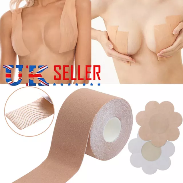 5M Body Invisible Bra Boob Tape Nipple Cover Breast Lift Push Up Sticky Bra R