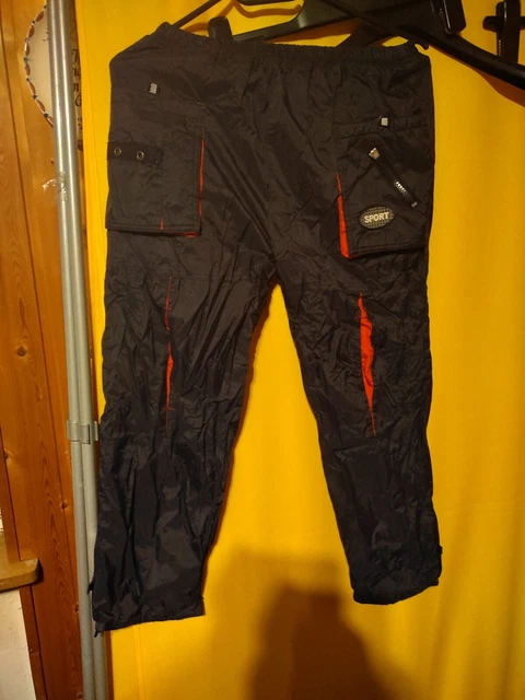 Matschose Schneehose ohne Träger Fleece gefüttert warm Reflektorstreifen Gr.128