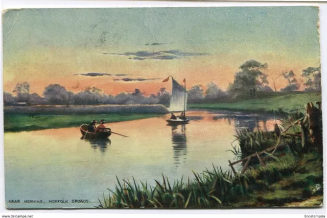 CPA-Carte postale-Royaume Uni - Near Horning - Norfolk Broads - 1907 (CP2242)