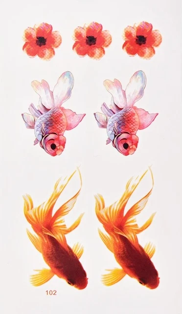 Flash Once Temporary Glue Tattoos - 12 Red Roses Design, Waterproof Party Beach Vacation Fun