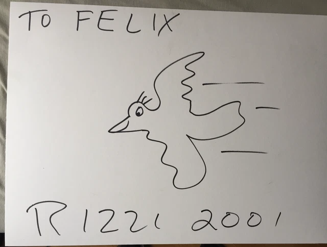 JAMES RIZZI &ORIGINAL RizziBird Zeichnung