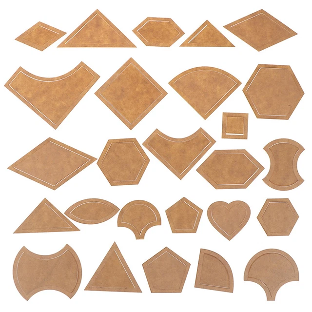 54er Set Acryl Lineal Quilt Patchwork Schablone Quilten Nähen DIY T WGSPD ZHT JW