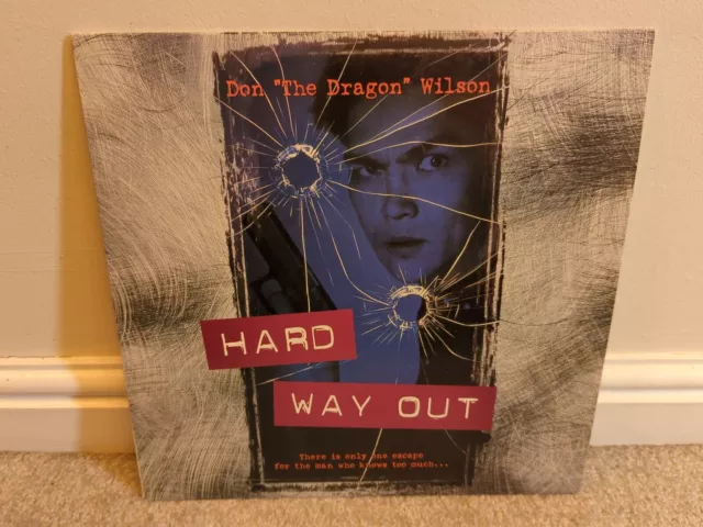 Hard Way Out Laserdisc NTSC Don "The Dragon" Wilson