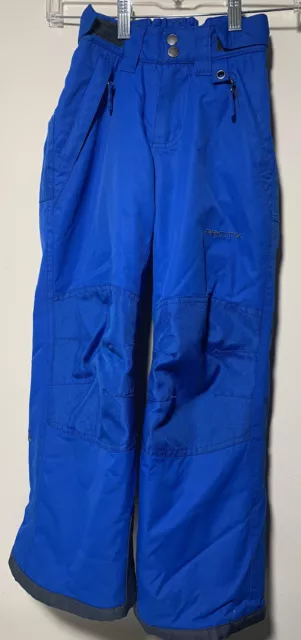 Arctix Snow Insulated Lined Ski Pants Blue Youth Size Small Girls Boys