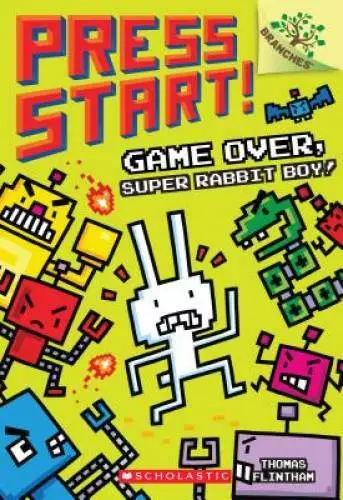 Game Over, Super Rabbit Boy! A Branches Book (Press Start! #1) - GOOD