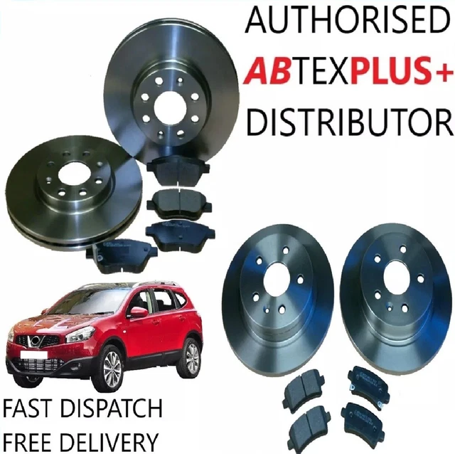Front Brake Discs And Pads Set For Nissan Qashqai J11 (2013-2018) | Abtex Plus