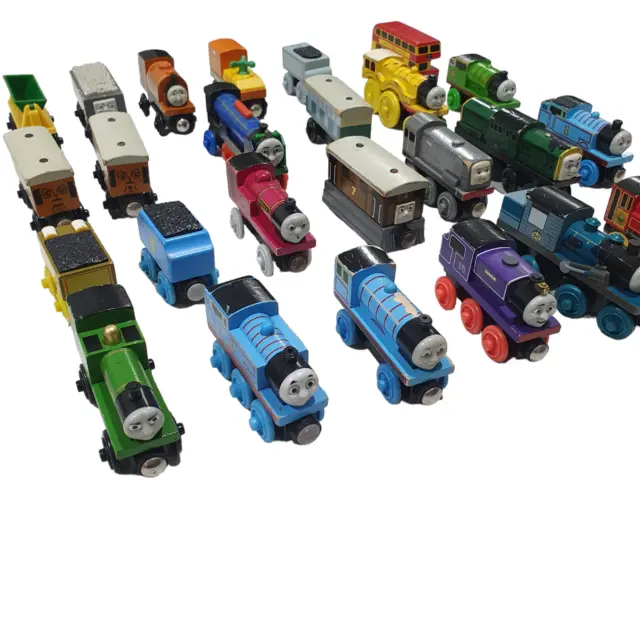 Thomas Tank Engine Wooden Trains Bulk Bundle x26 Characters Tenders Carriages