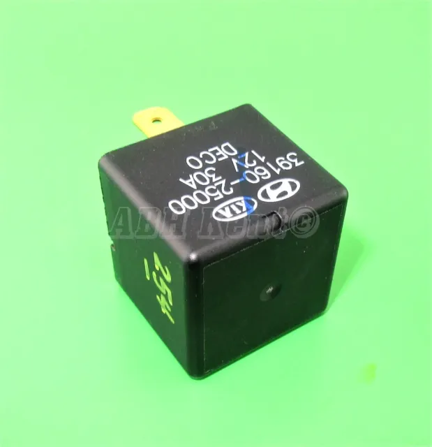 254-Hyundai & Kia (00-16) Multi-Use 5-Pin Black Relay Deco 39160-25000 DC12V 30A