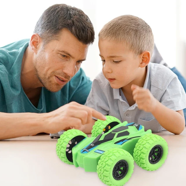 KIDS FUN DOUBLESIDE Vehicle Inertia ShatterProof Model Toy Car for