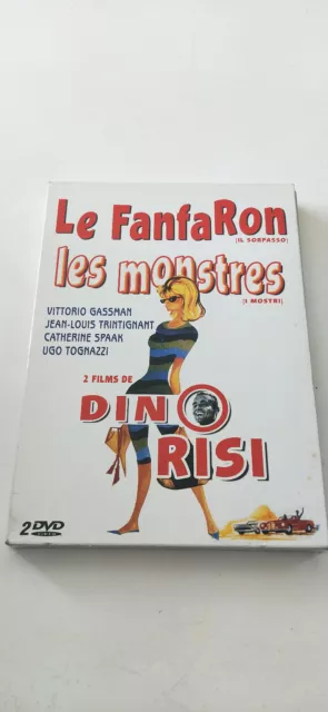 DVD     Le Fanfaron / Les Monstres   DINO RIZZI VITTORIO GASSMAN  DVDx2
