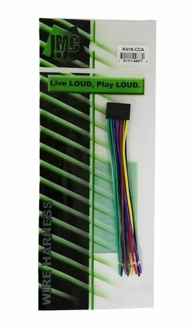 Wire Harness for Kenwood KDCMP142 KDCMP142CR KDCMP145 KDCMP145CR KDCMP148CR