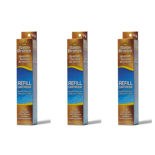 Nuevo aerógrafo de bronce de salón bronce bronce bronce bronce bronce bronce-3 X cartuchos grandes de 4,5 onzas, paquete de 3
