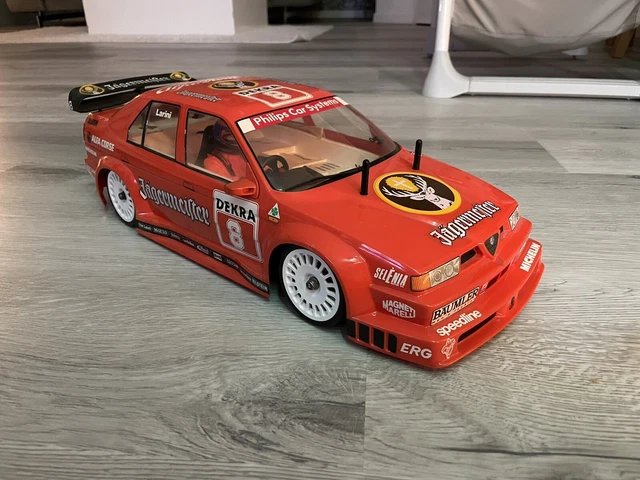 TAMIYA ALFA ROMEO 155 V6 ti Jägermeister TA02 Chassis Rare Vintage 1/10 4WD EUR 144,29 - FR