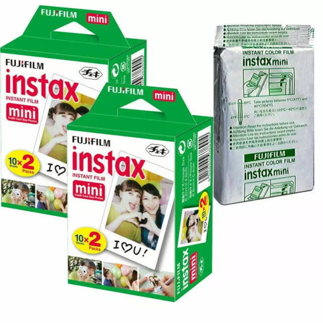 50 Sheets Fujifilm Instax Mini Instant Film for all Fuji Mini 8 9 11 12 Camera