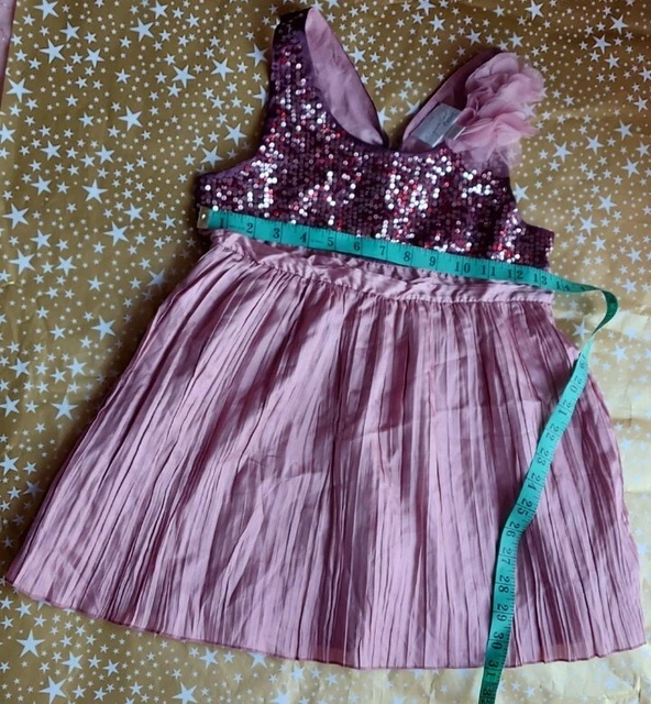 Paillettes rosa Next Signature con fiori età 11 anni (10-11 anni fino a 146 cm)