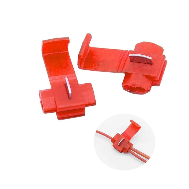 100 Pezzi Connettori Scotch Lock - Terminali Per Giunzione Cavi Elettrici Isolati - Foto 10