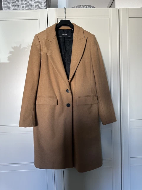 Tan peacoat mens zara sale