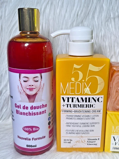 Gamme Medix Ultra Blanchissant - Soins Bio Anti-imperfections Visage Et Corps, 100% Naturel