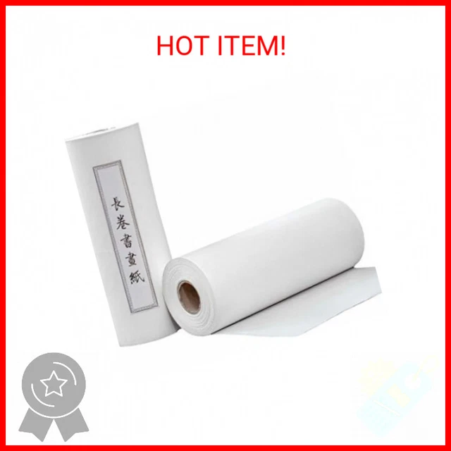KYMY Writing Roll Xuan Paper,Chinese/Japanese Calligraphy Paper Roll,Sumi Paper/