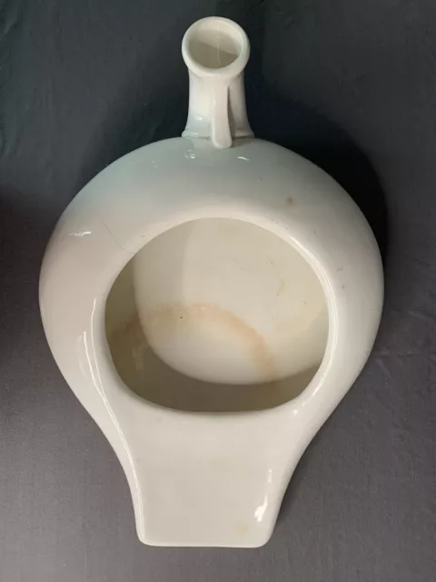 Vintage Thompson White Porcelain Urinal / Bedpan