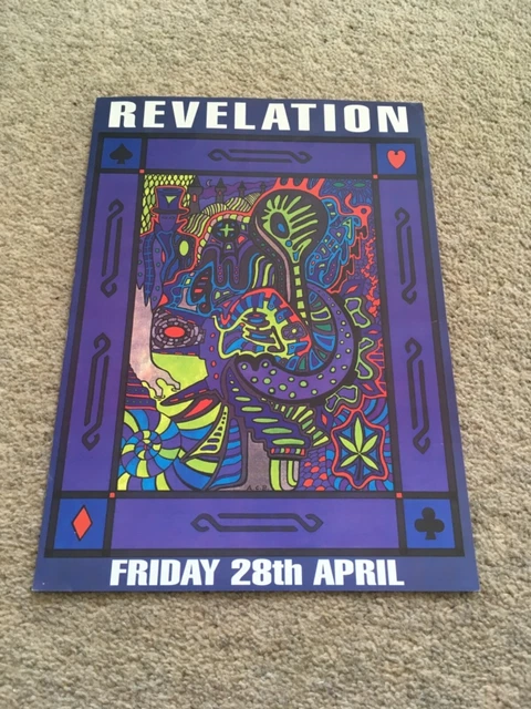 REVELATION 28 APRIL 1995 @ The Rhythm Station Aldershot Rave Flyer ...
