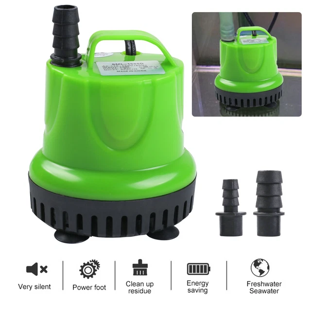 Submersible Water Pump Aquarium Fountain Fish Tank Hot Tub Clean Dirty Small New