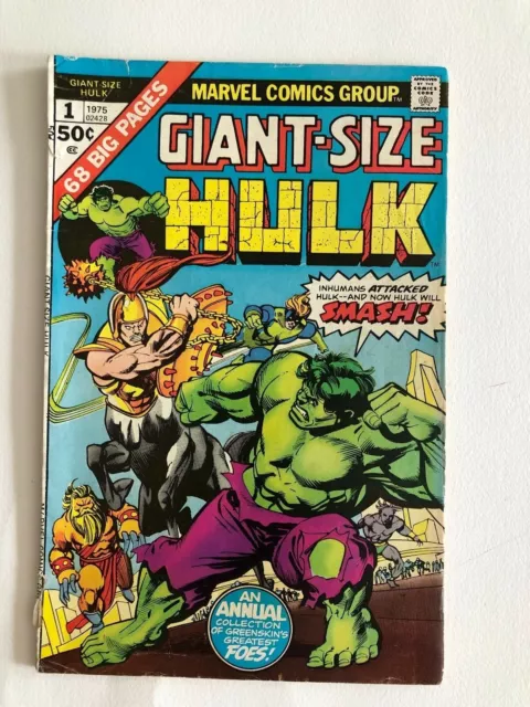 Marvel Comics Group Giant-Size Hulk Vol1  #1 1975 68 Big Pages