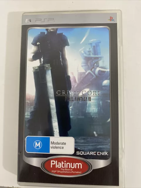 Crisis Core Final Fantasy VII Platinum Sony Playstation PSP Portable