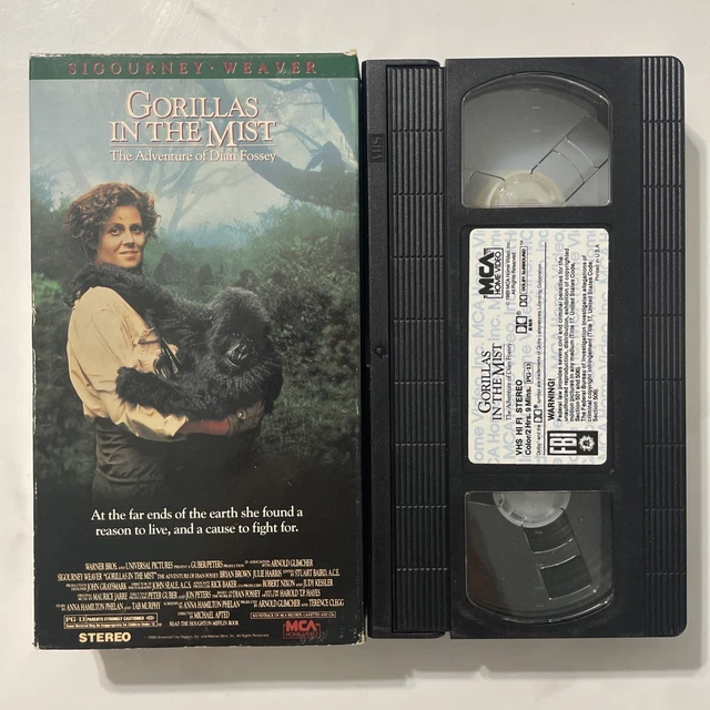 GORILLAS IN THE Mist: The Adventure of Dian Fossey (VHS) ~ BUY 2 GET 1