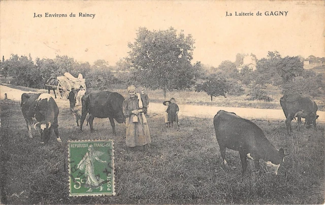 Cpa 93 Les Environs Du Raincy / La La Laiterie De Gagny