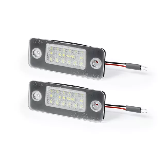 For Audi A8 D3 2002-2010 Bright SMD LED License Number Plate Light Lamp 2pcs