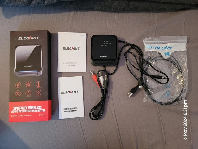 Elegiant bluetooth 5.1 transmitter receiver best sale