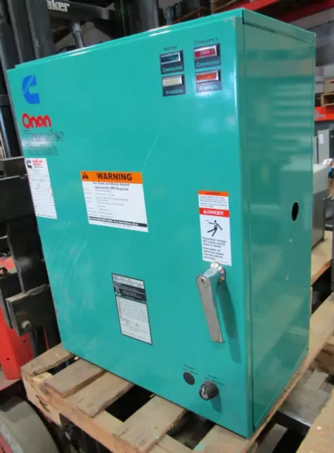 ✌️Onan 0306-3485-03 Otcu 40C 40 Amp Automatic Transfer Switch Opr. 208/240 3Ø