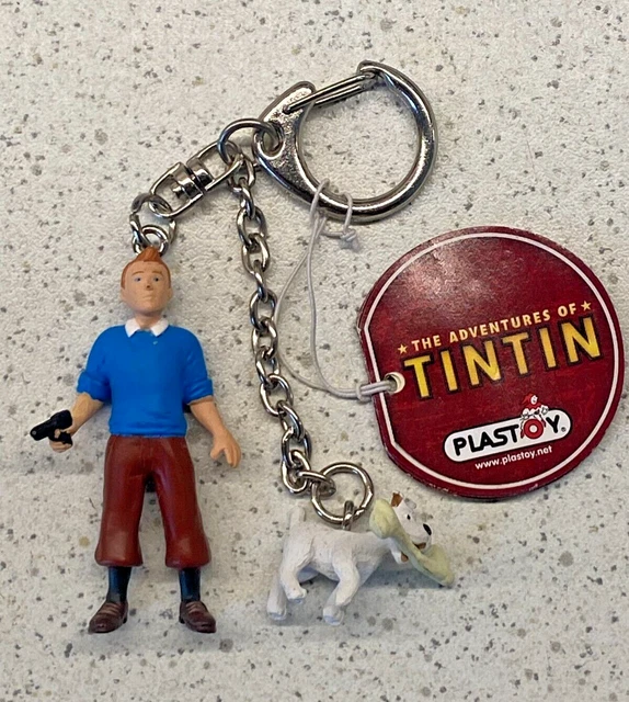 Porte-clés Tintin Et Milou - Accessoire Vintage BD - État D'occasion