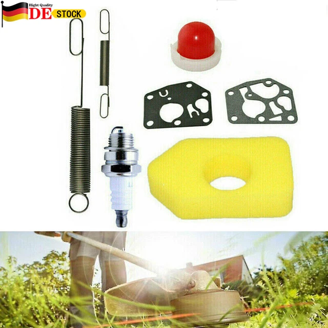 Jardiaffaires Wartungsset Für Briggs Stratton – Zündkerze, Luftfilter, Primer, Membran